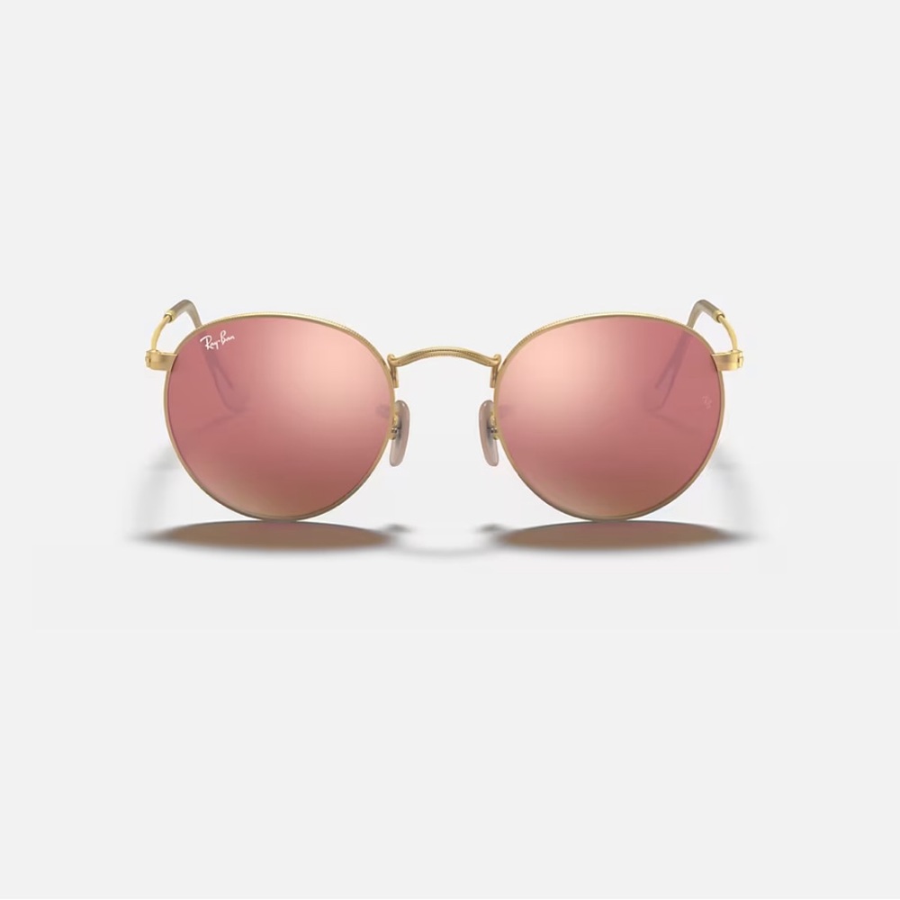 Authentic Ray-Ban RB3447 Round Flash Lens Sunglasses